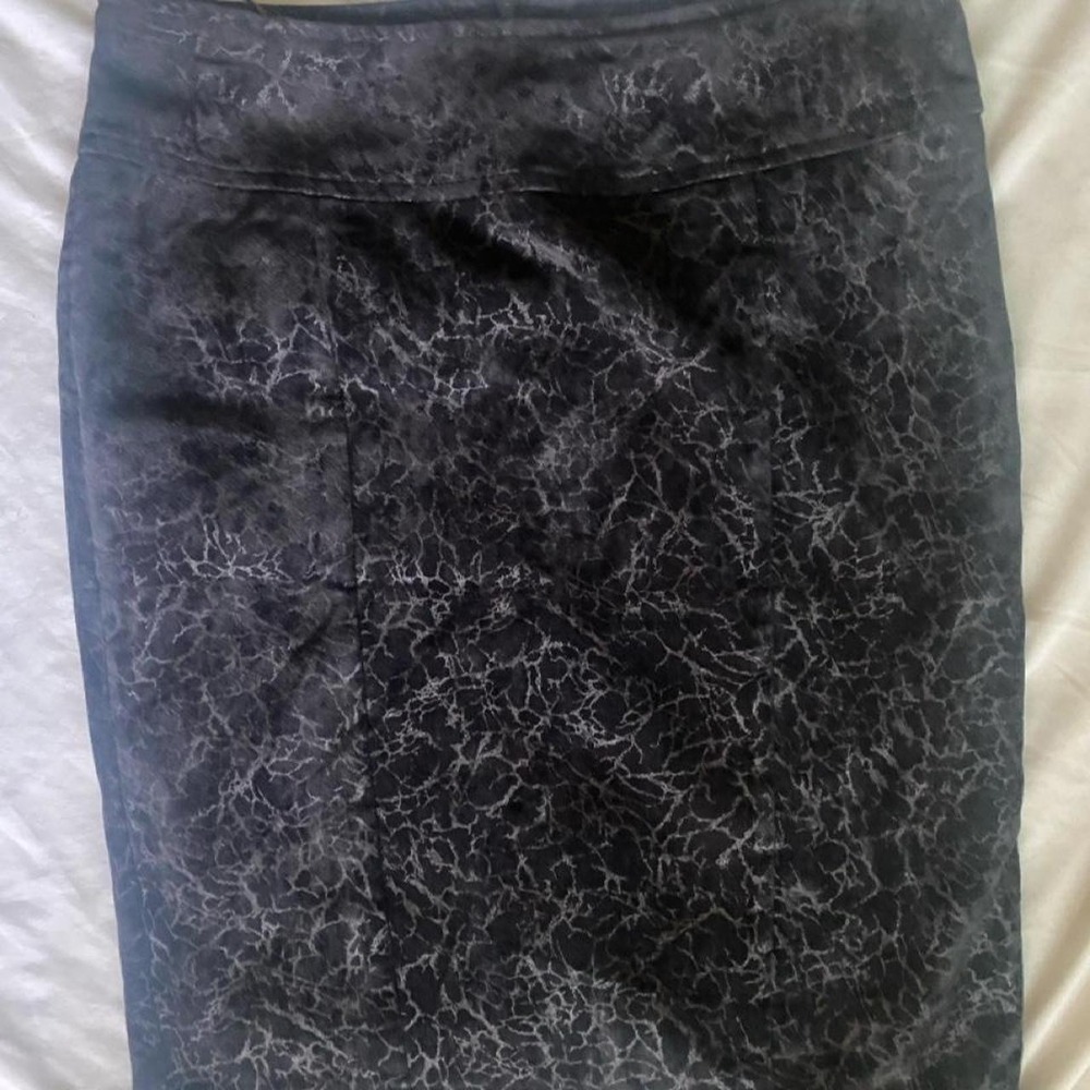 Moon River Above the knee pencil skirt black velvet size S Whimsigoth skirt